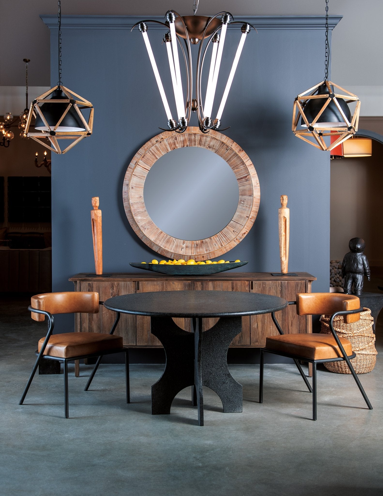Polyhedron Gas Station Geometric Pendant Light - Central Designs