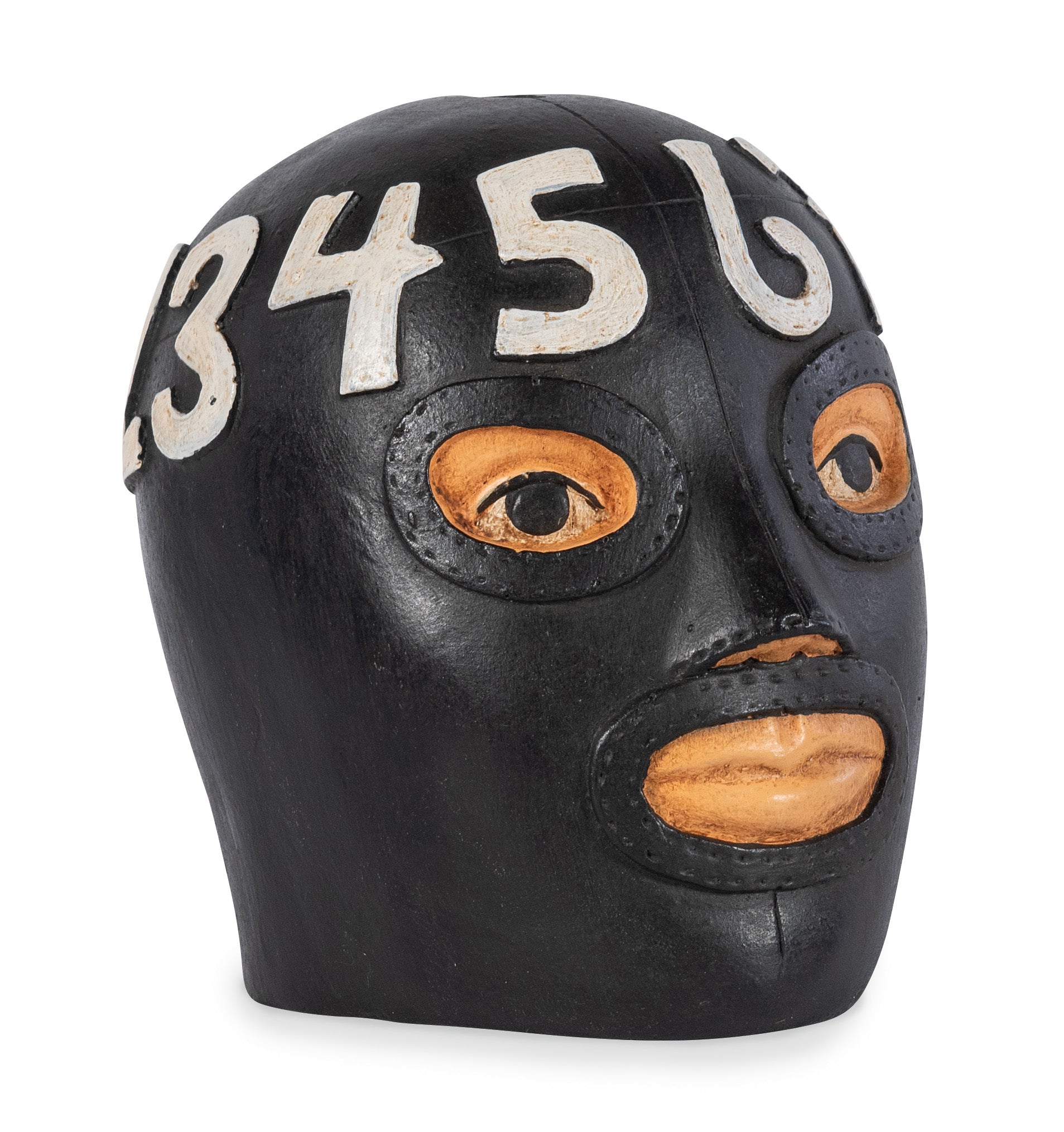 El Matematico Wrestler Head Coin Bank