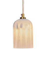 Hand Blown Glass Alabaster Pendant Lamp