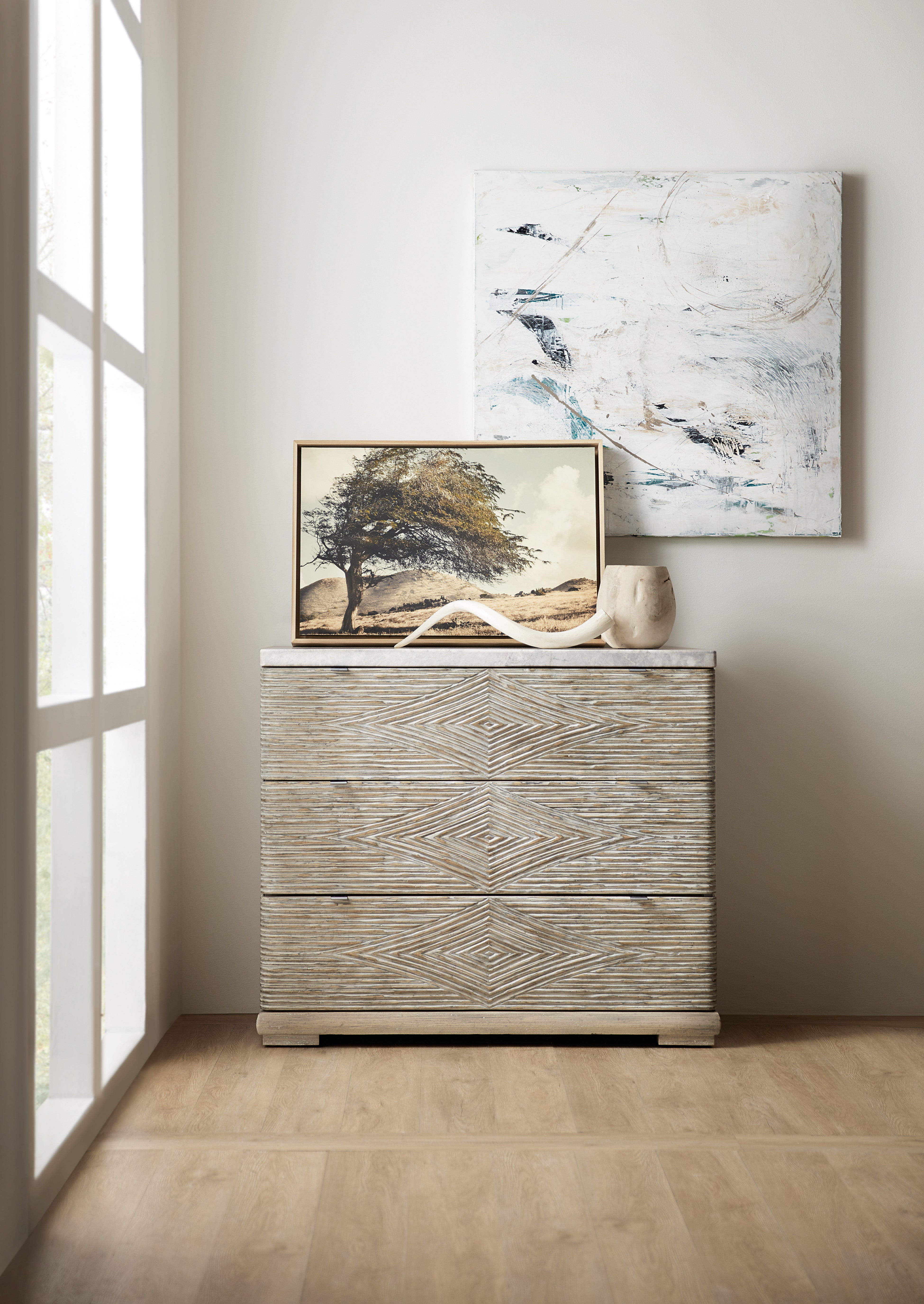 Amani Three-Drawer Accent Chest