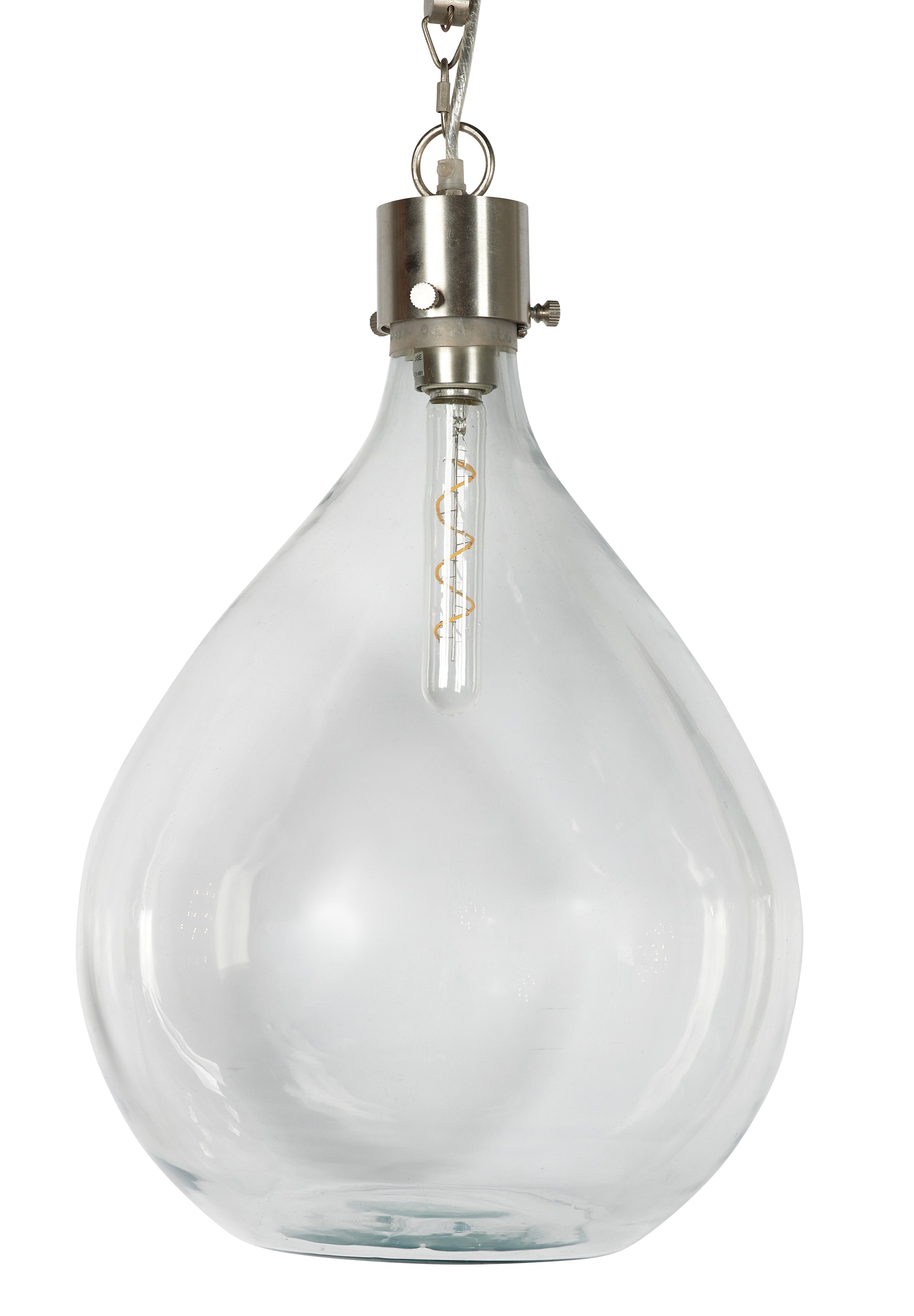Wine Sphere Glass Pendant - Medium