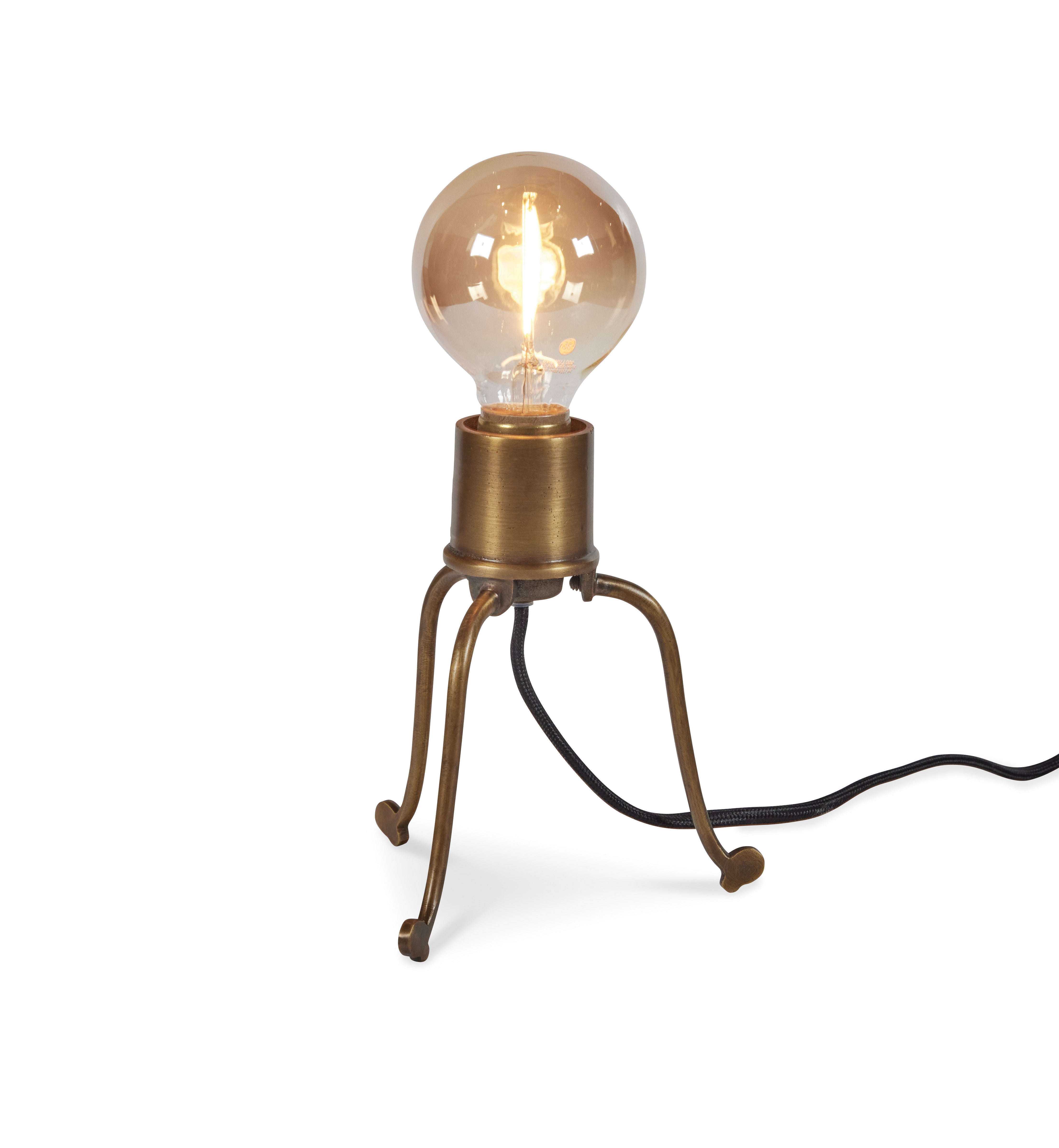 Spider Desk Brass Lamp