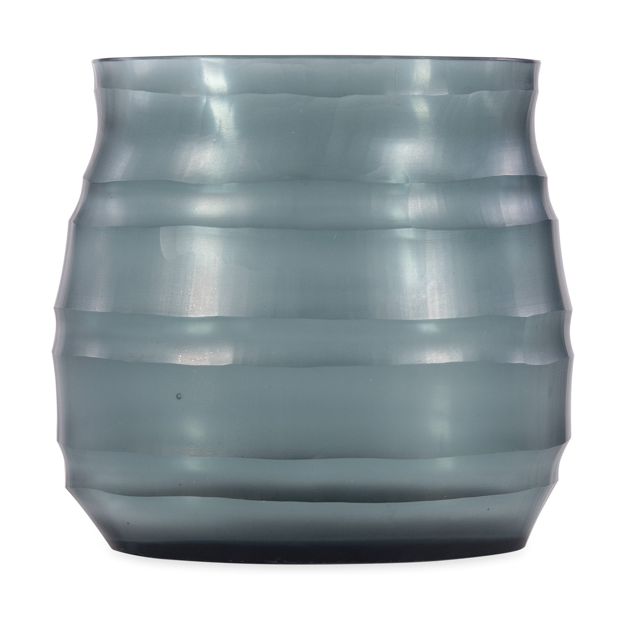 Escaut Dark Indigo Glass Vase - Small - Central Designs