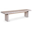 Brooks - Bench - 65" - White Wash Frame