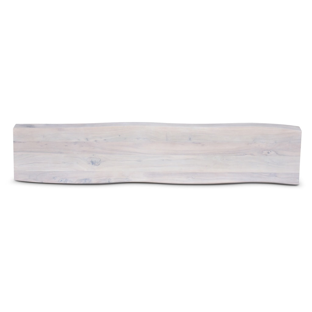 Brooks - Bench - 65" - White Wash Frame