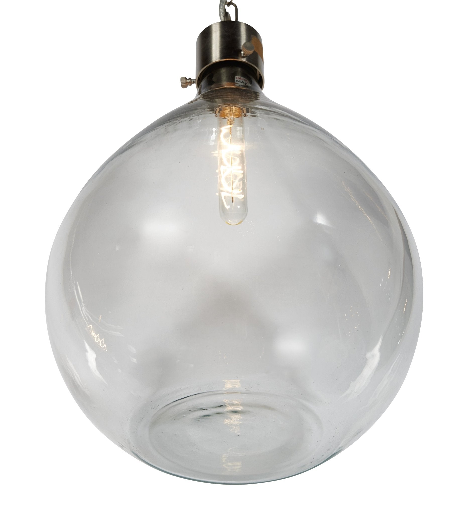 Wine Sphere Glass Pendant - Medium - Central Designs