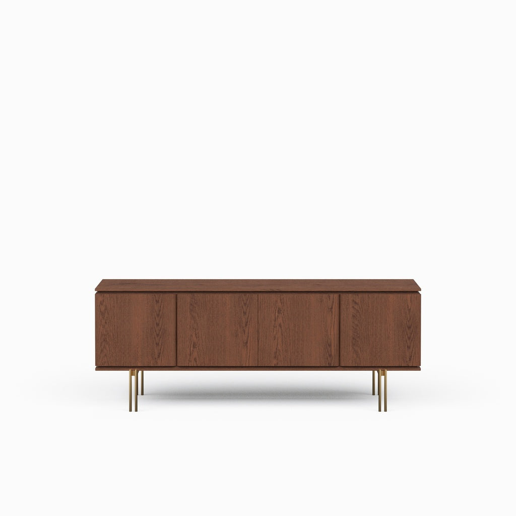 Modern Brazilian - Marrocos - Buffet - Nogal Frame - Ouro Legs