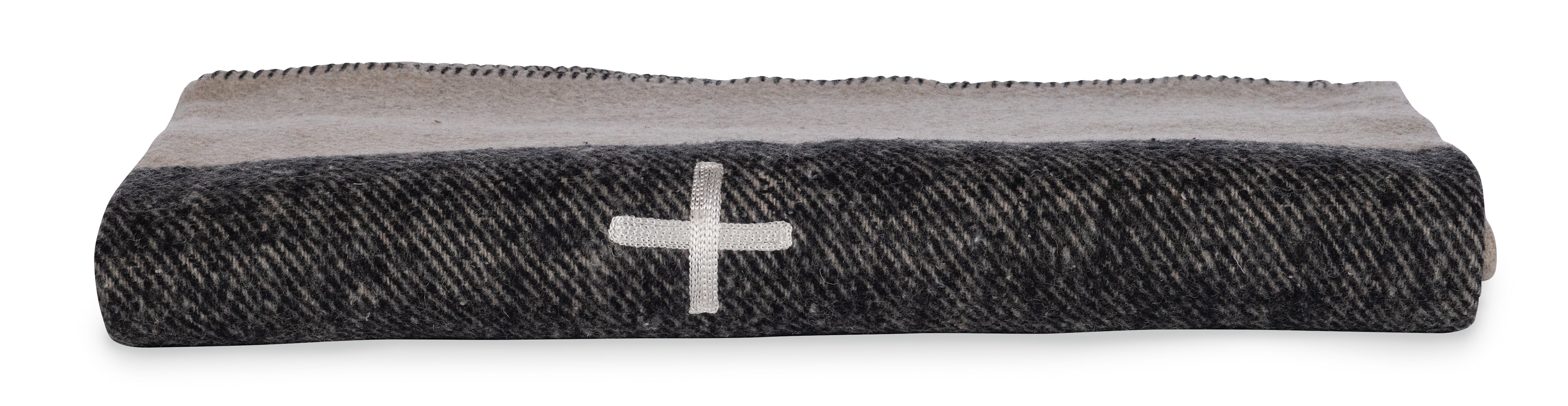 Swiss Army Wool Blanket (Cream)