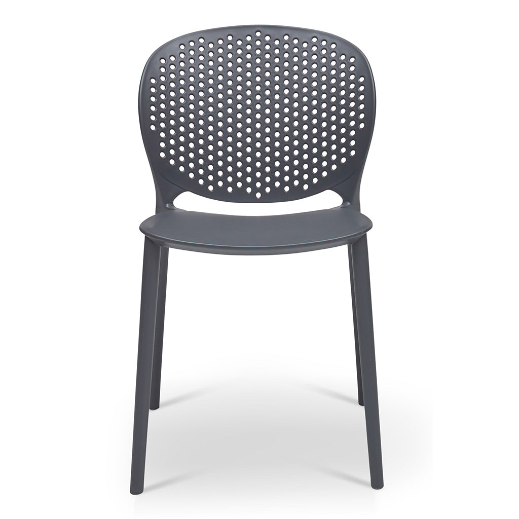 Metro - Bailey Side Chair - Set of 4 - Black Grey Seat
