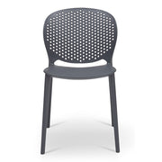 Metro - Bailey Side Chair - Set of 4 - Black Grey Seat