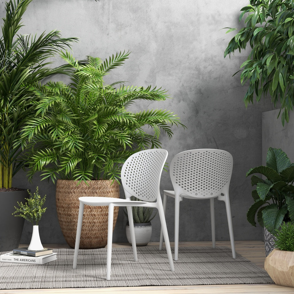 Metro - Bailey Side Chair - Set of 4 - White Seat
