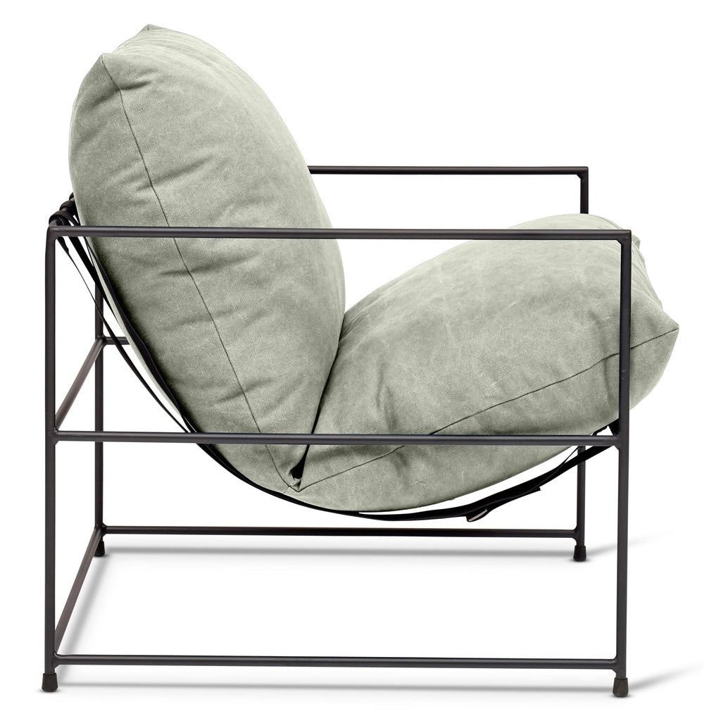 Metro - Trent Accent Chair - Washed Forest Upholstery