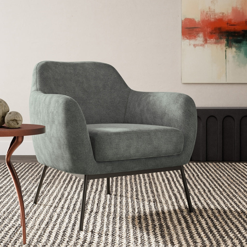 Metro - Zurich Accent Chair - Forest Green