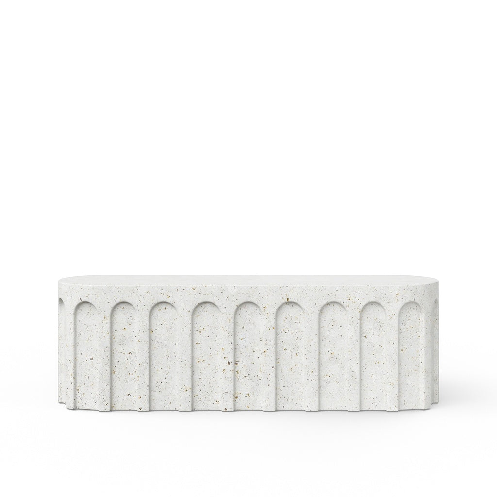 Mixx - Atlas Bench - Ivory Terrazzo