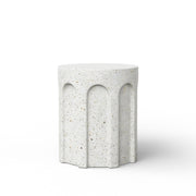 Mixx - Atlas Stool - Ivory Terrazzo