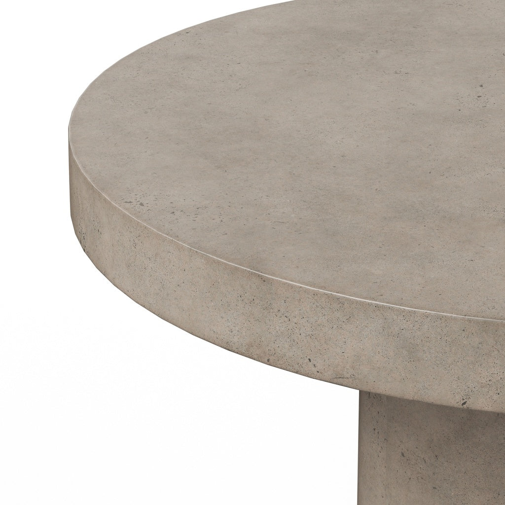 Mixx - Circa - Counter Height Dining Table - 47.25"Dia. - Dark Grey