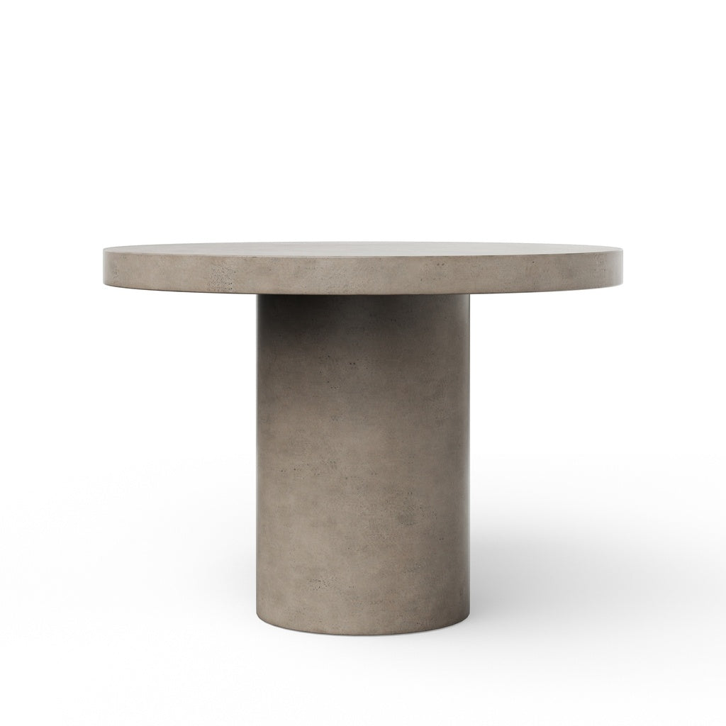Mixx - Circa - Counter Height Dining Table - 60"Dia. - Dark Grey