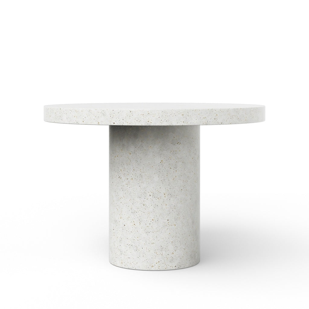 Mixx - Circa - Counter Height Dining Table - 60"Dia. - Ivory Terrazzo