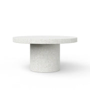 Mixx - Circa Dining Table - 60"Dia. - Ivory Terrazzo