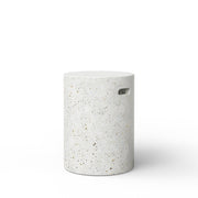 Mixx - Cylinder Stool - Ivory Terrazzo