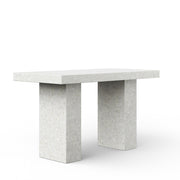 Mixx - Elcor - Counter Height Dining Table - 35.5" x 70.75" - Ivory Terrazzo