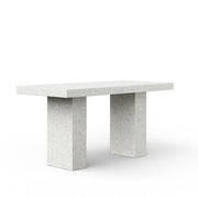 Mixx - Elcor - Counter Height Dining Table - 39.25" x 82.75" - Ivory Terrazzo