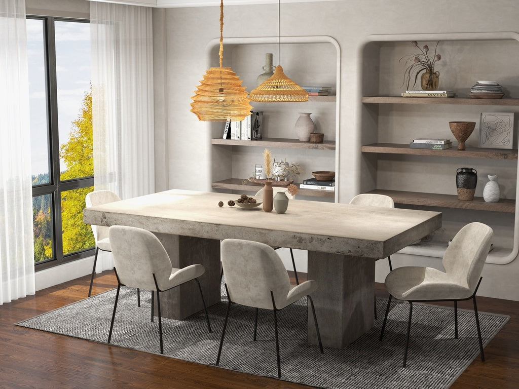 Mixx - Elcor Dining Table - 35.5" x 70.75" - Dark Grey