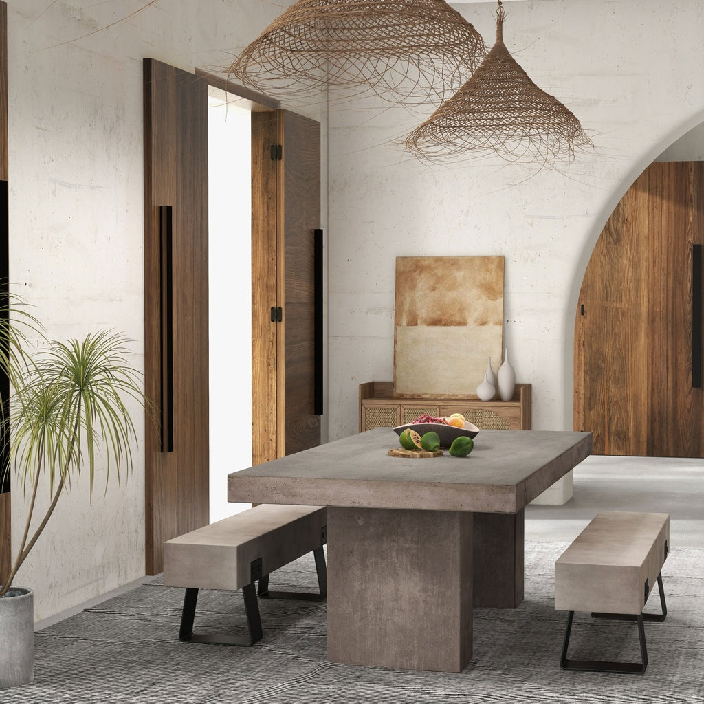 Mixx - Elcor Dining Table - 35.5" x 70.75" - Dark Grey