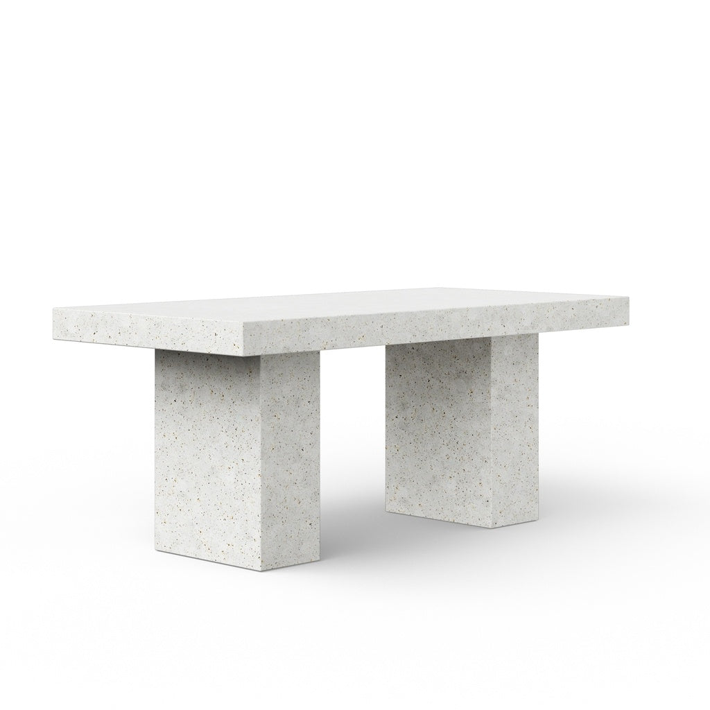 Mixx - Elcor Dining Table - 47" x 95" - Ivory Terrazzo