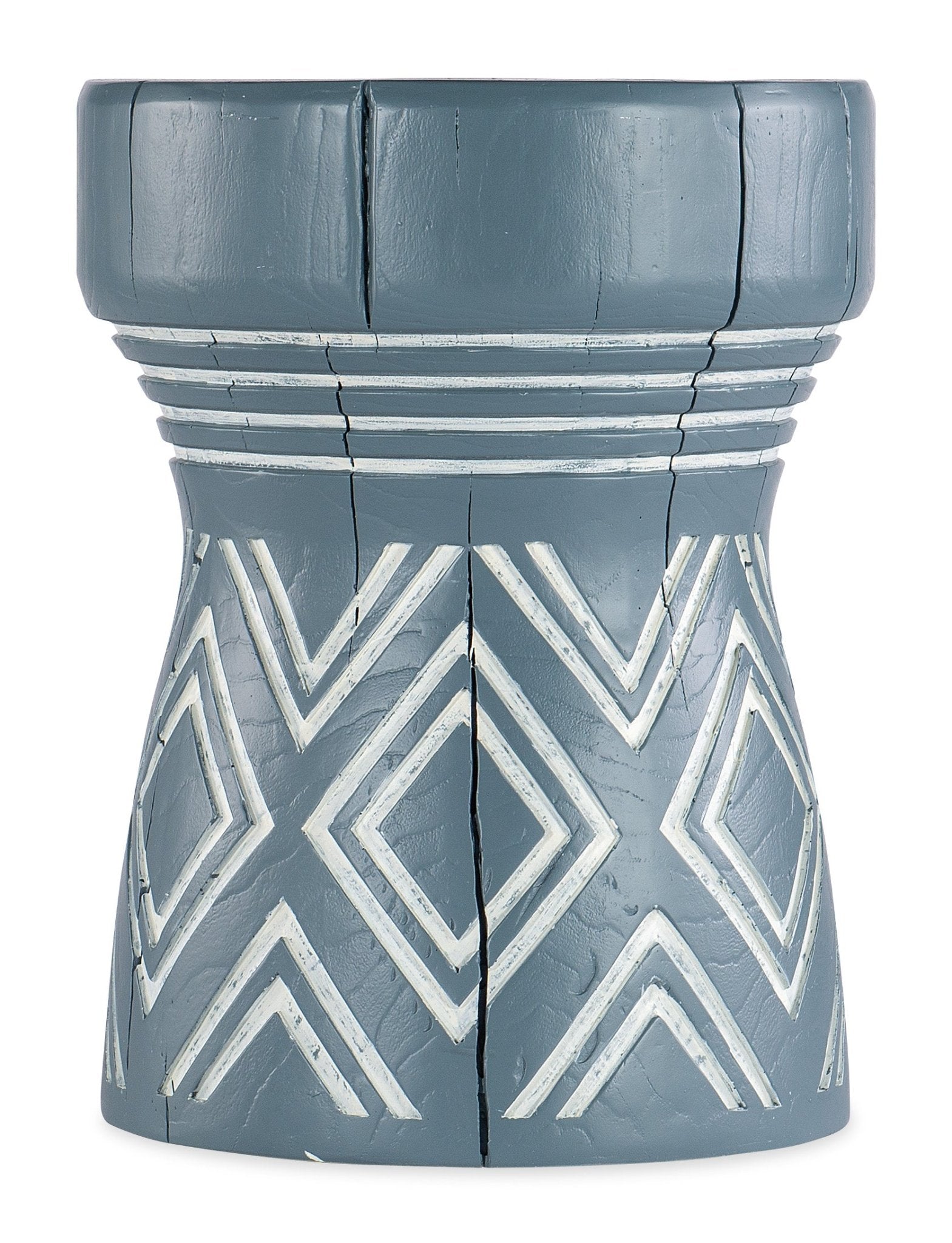 Commerce & Market Carved Stump Side Table - Central Designs