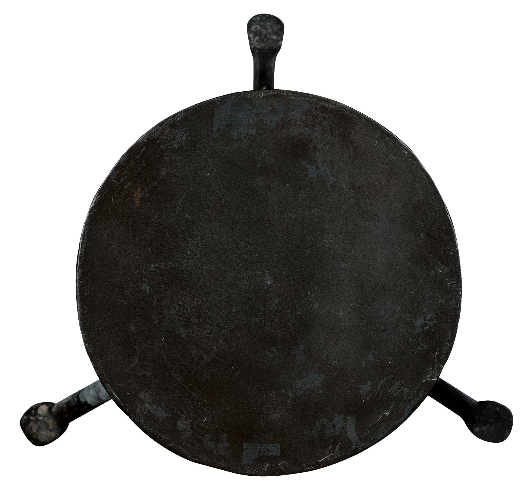 Hand Hammered Iron Lorenzon Candle Stand - Small
