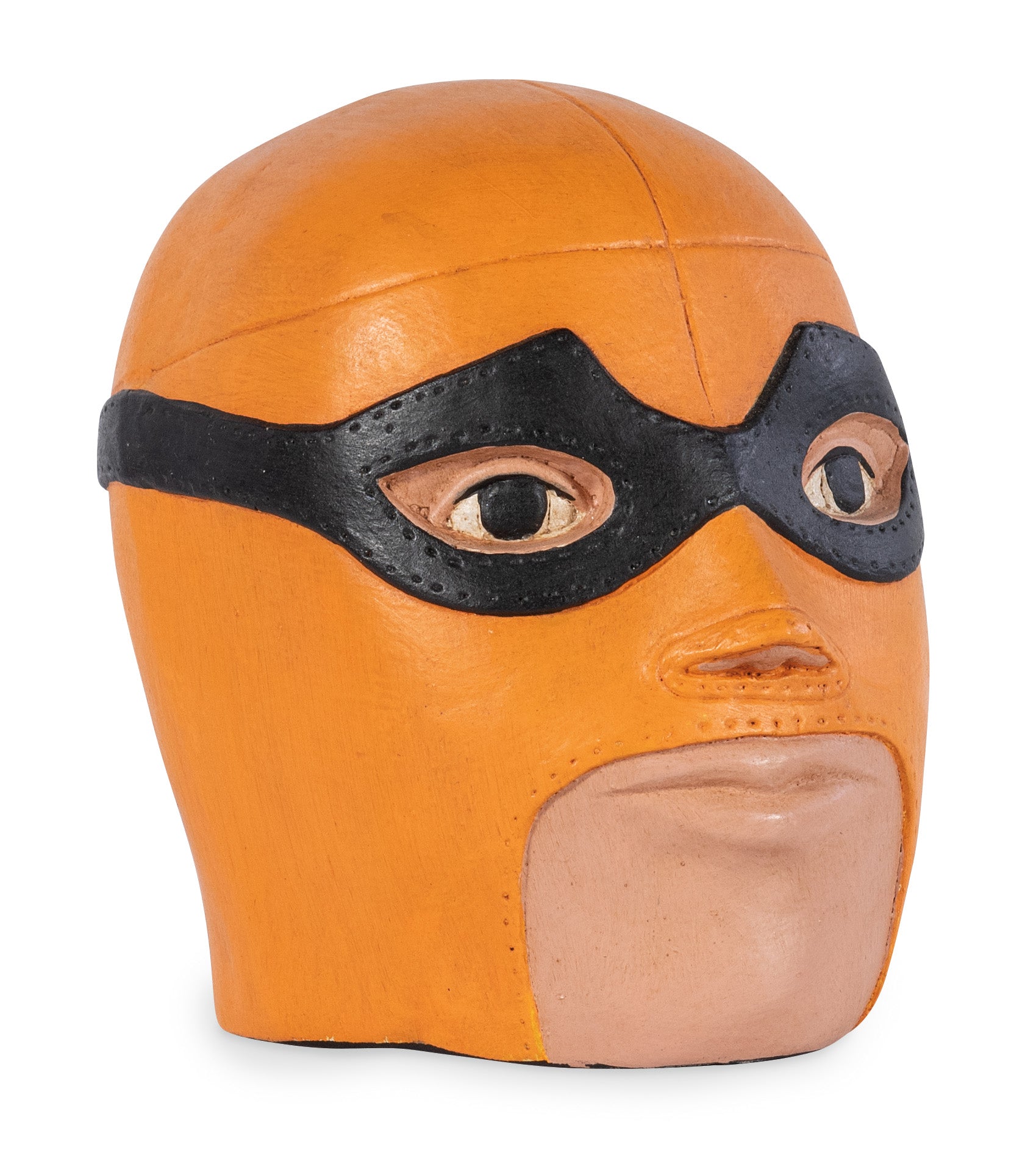 El Solitario Wrestler Head Coin Bank
