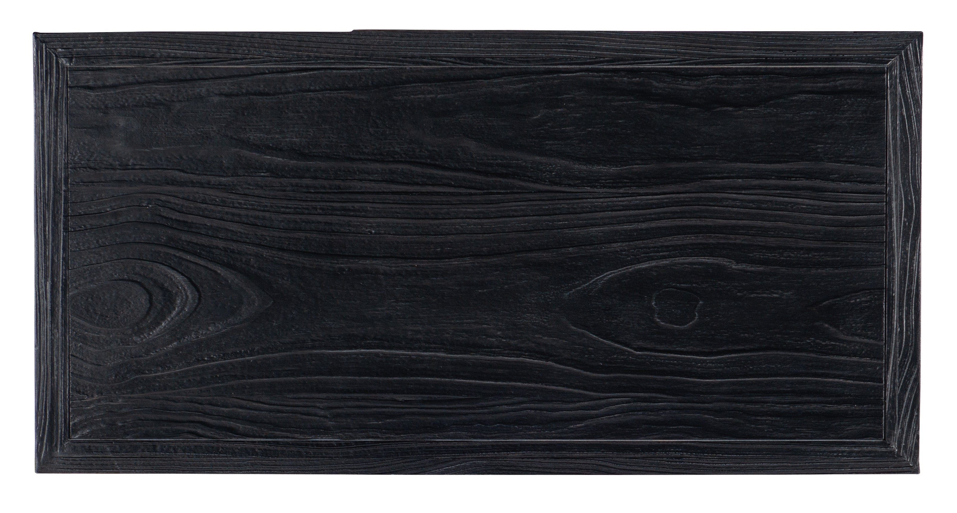 Linville Falls Shou Sugi Ban Two Drawer Nightstand