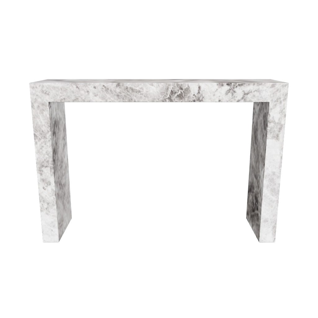 Axle Console Table - Marble Look