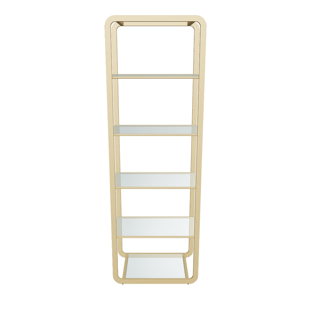 Ambretta Bookcase - Small - Gold