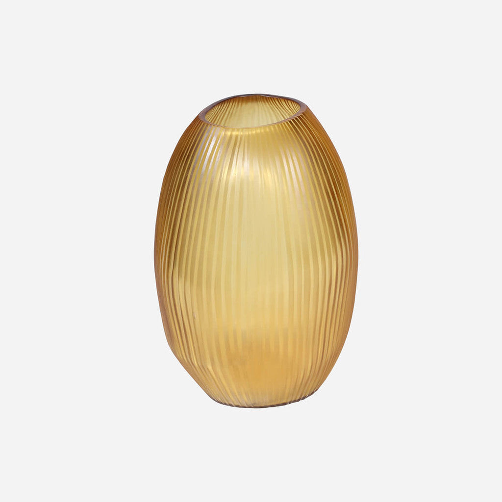 Seine Gold Sculptural Glass Vase - Large