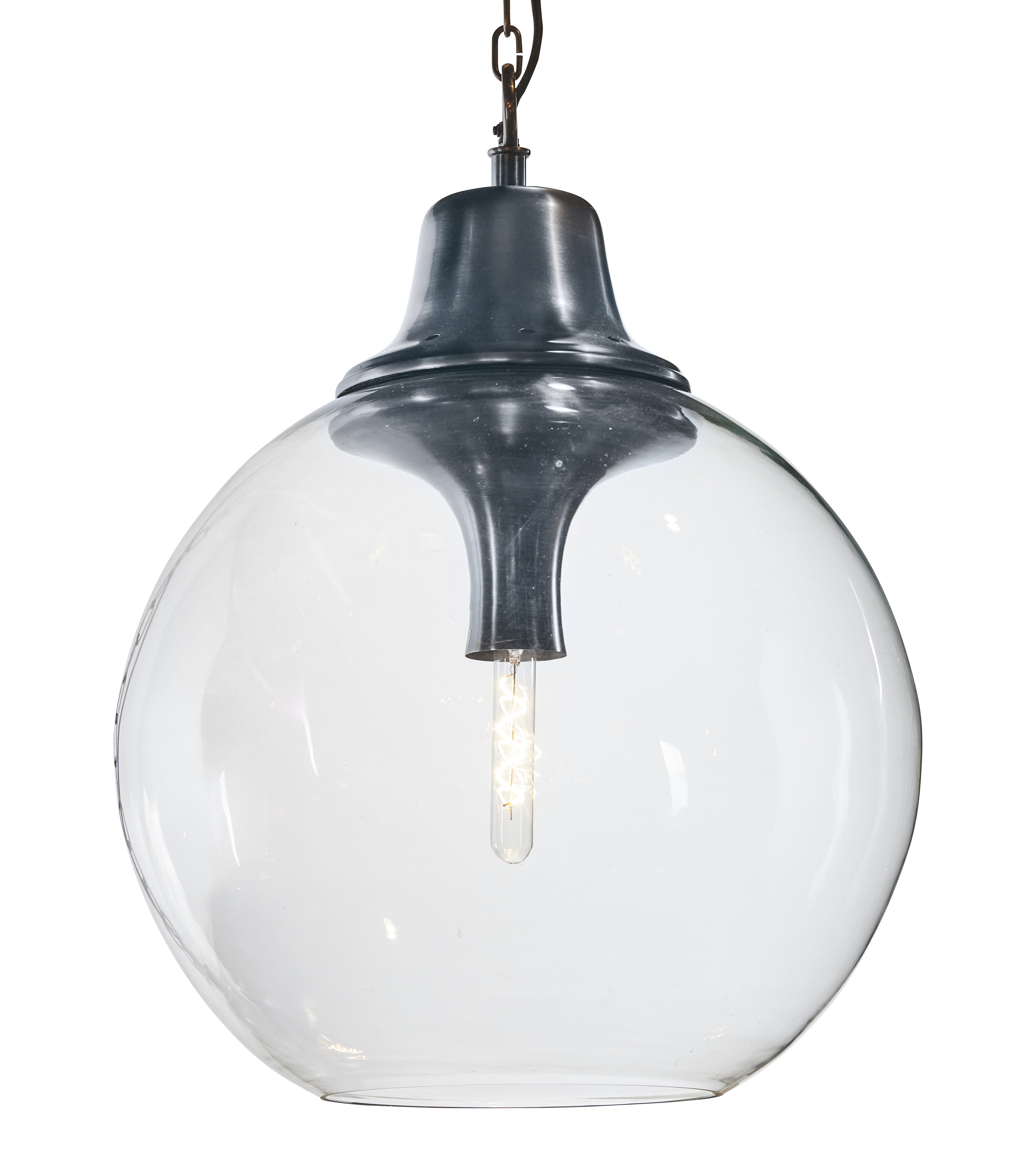 Goddard Aged Steel Pendant
