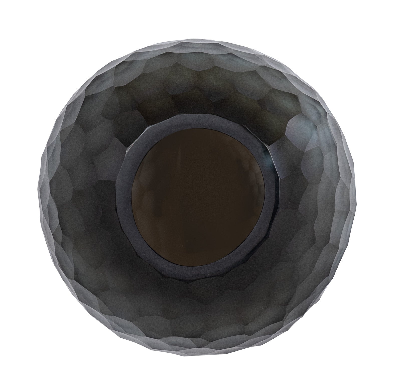 Somme Round Indigo Glass Vase