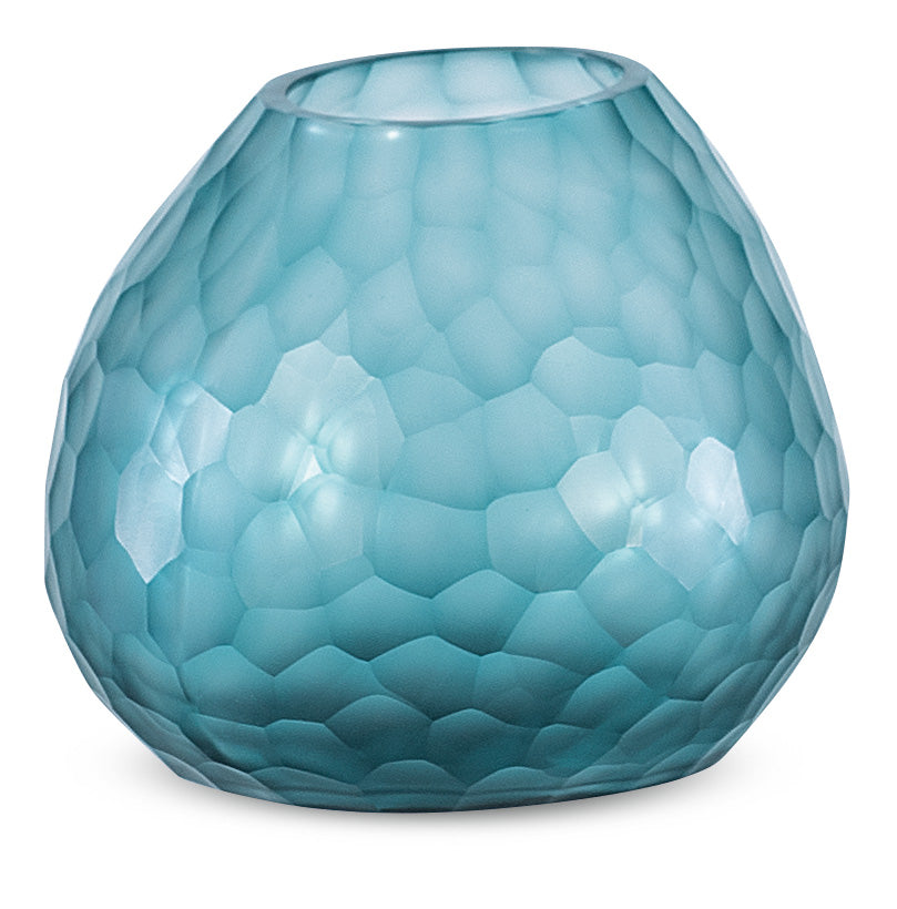 Escaut Dark Indigo Glass Vase  - Tall