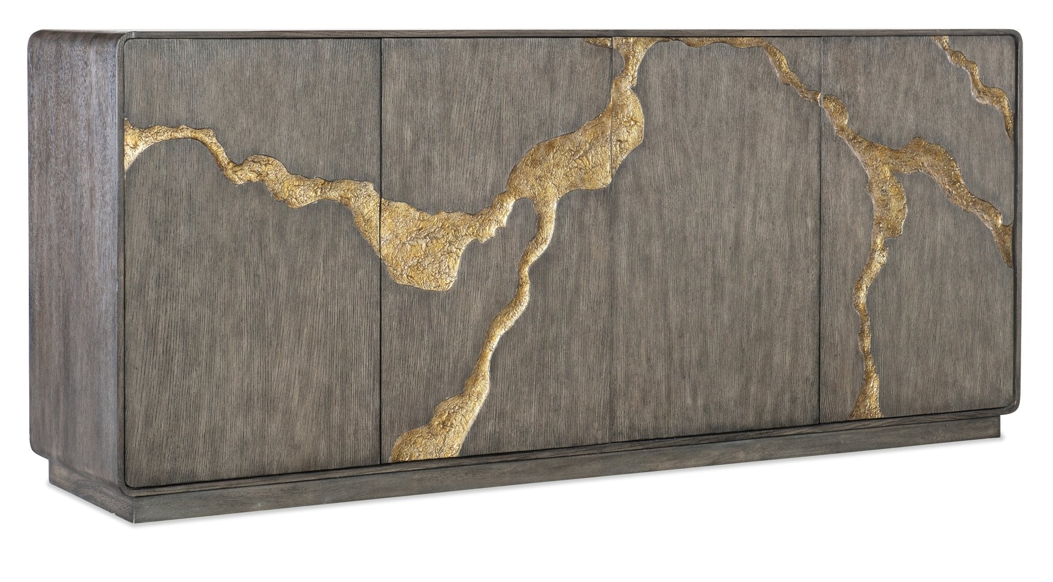 Melange Fissured Entertainment Credenza - Central Designs
