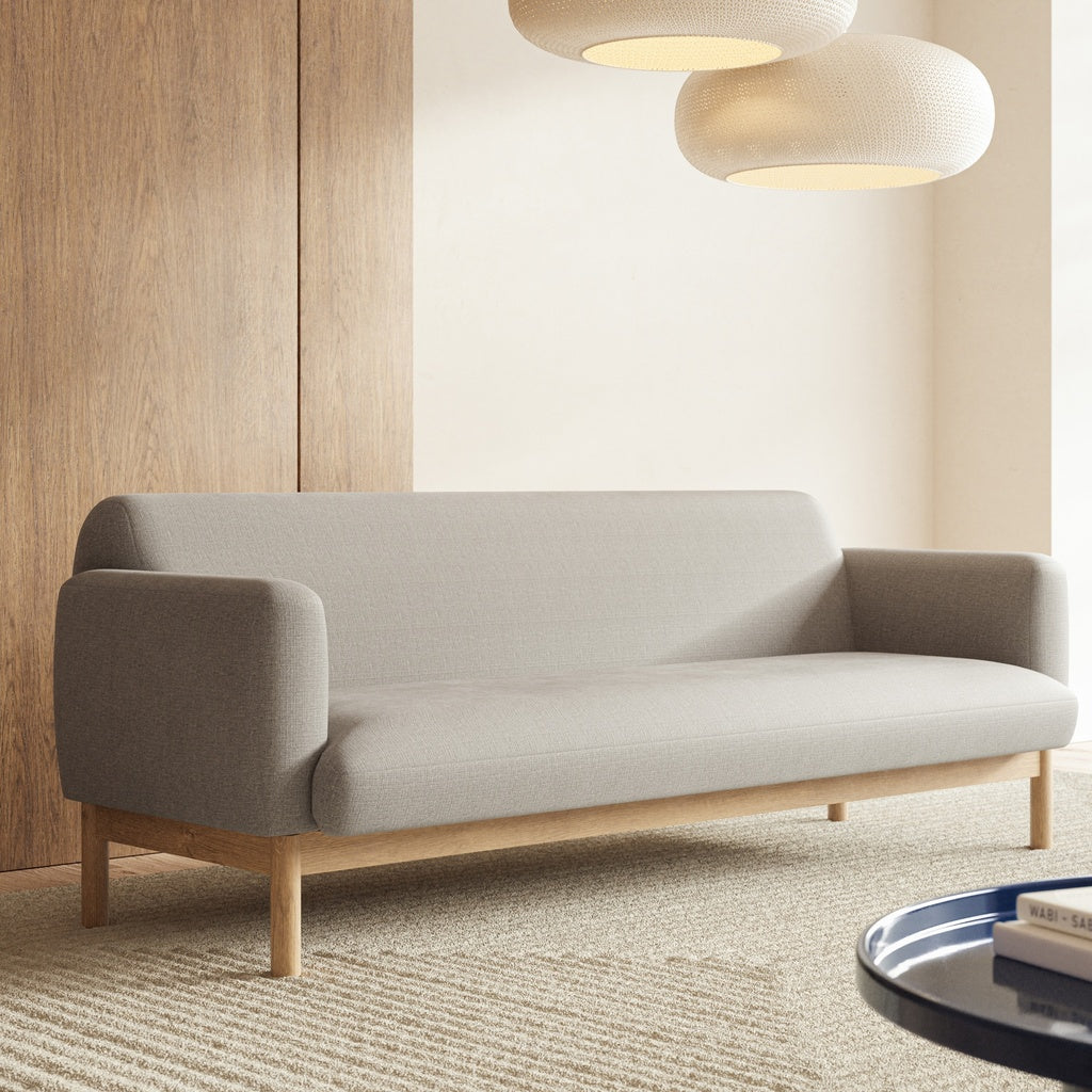Metro - Tulum 3 Seater Sofa - Light Gray