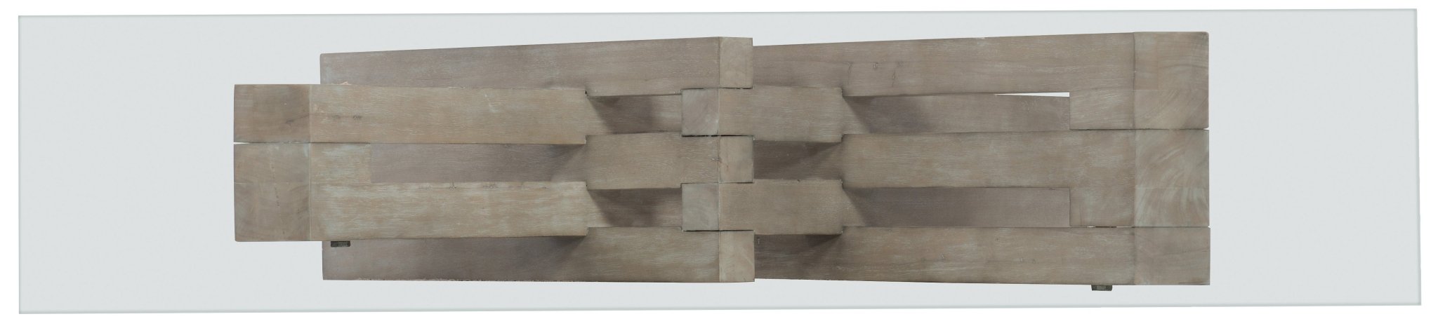 Affinity Glass Top Accent Console - Central Designs