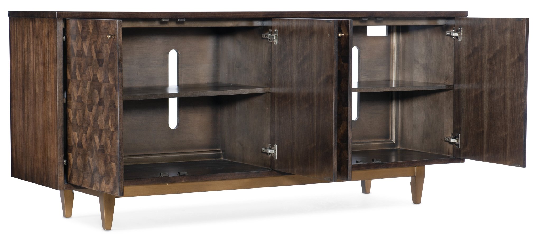 Melange Alpine Four - Door Credenza - Central Designs
