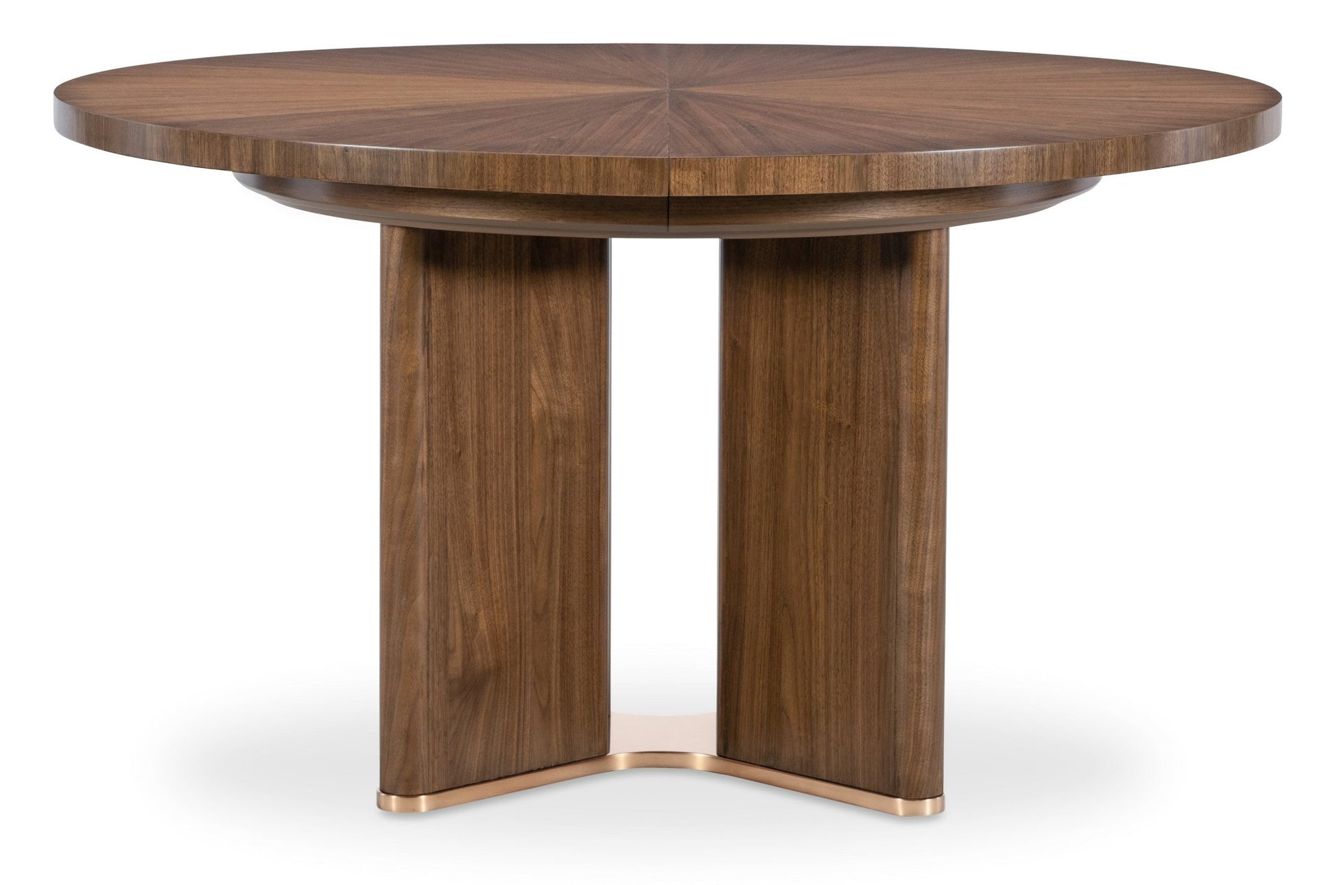 Eleana Round Dining Table with One 20 - inch Leaf - Central Designs