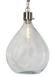 Wine Sphere Glass Pendant - Medium