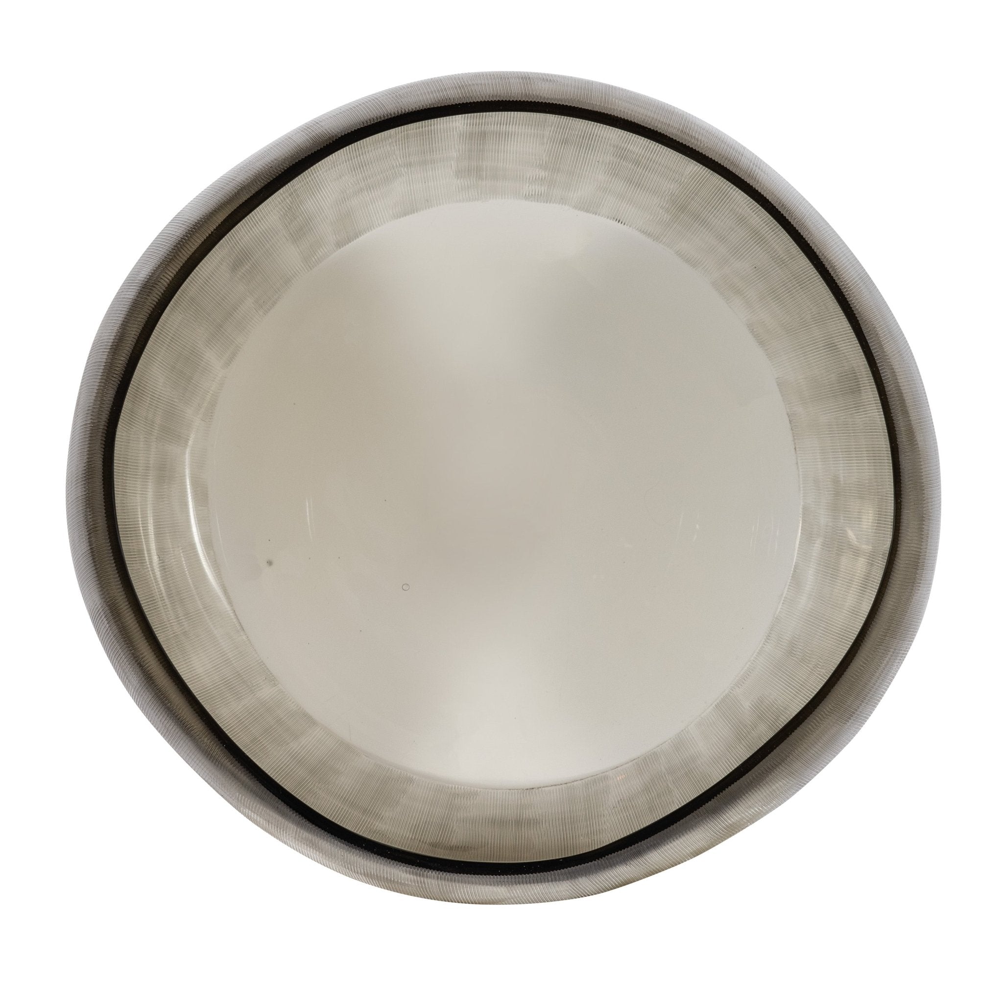 Smokey Grey Glass Blown Pot - Medium - Central Designs