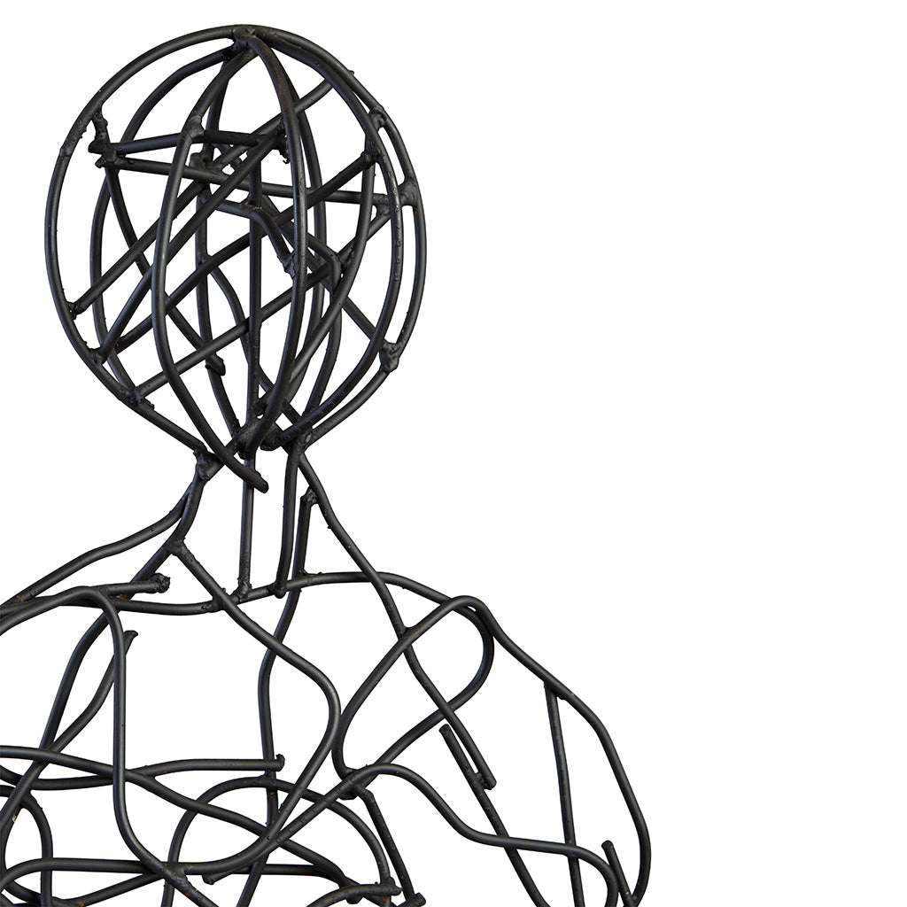 Naturals - Mister Metal Sculpture - Black