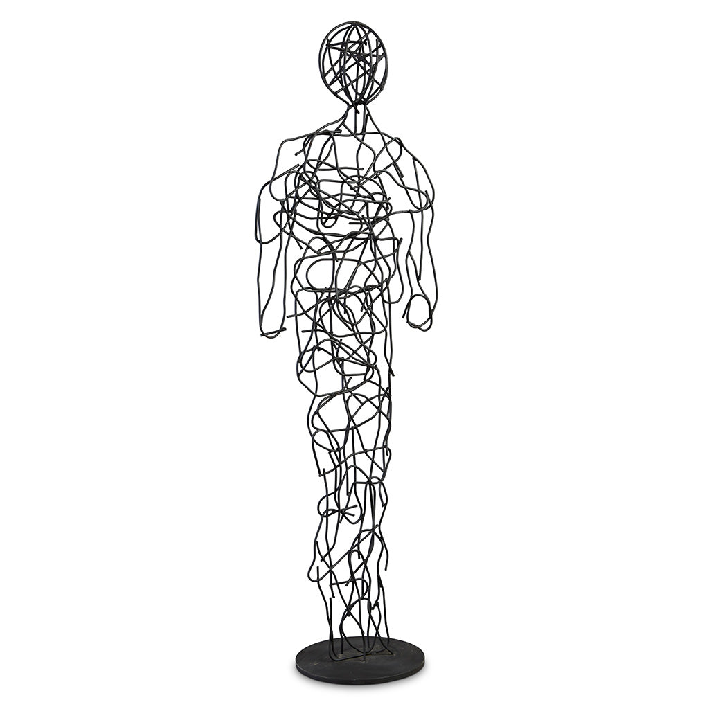 Naturals - Mister Metal Sculpture - Black