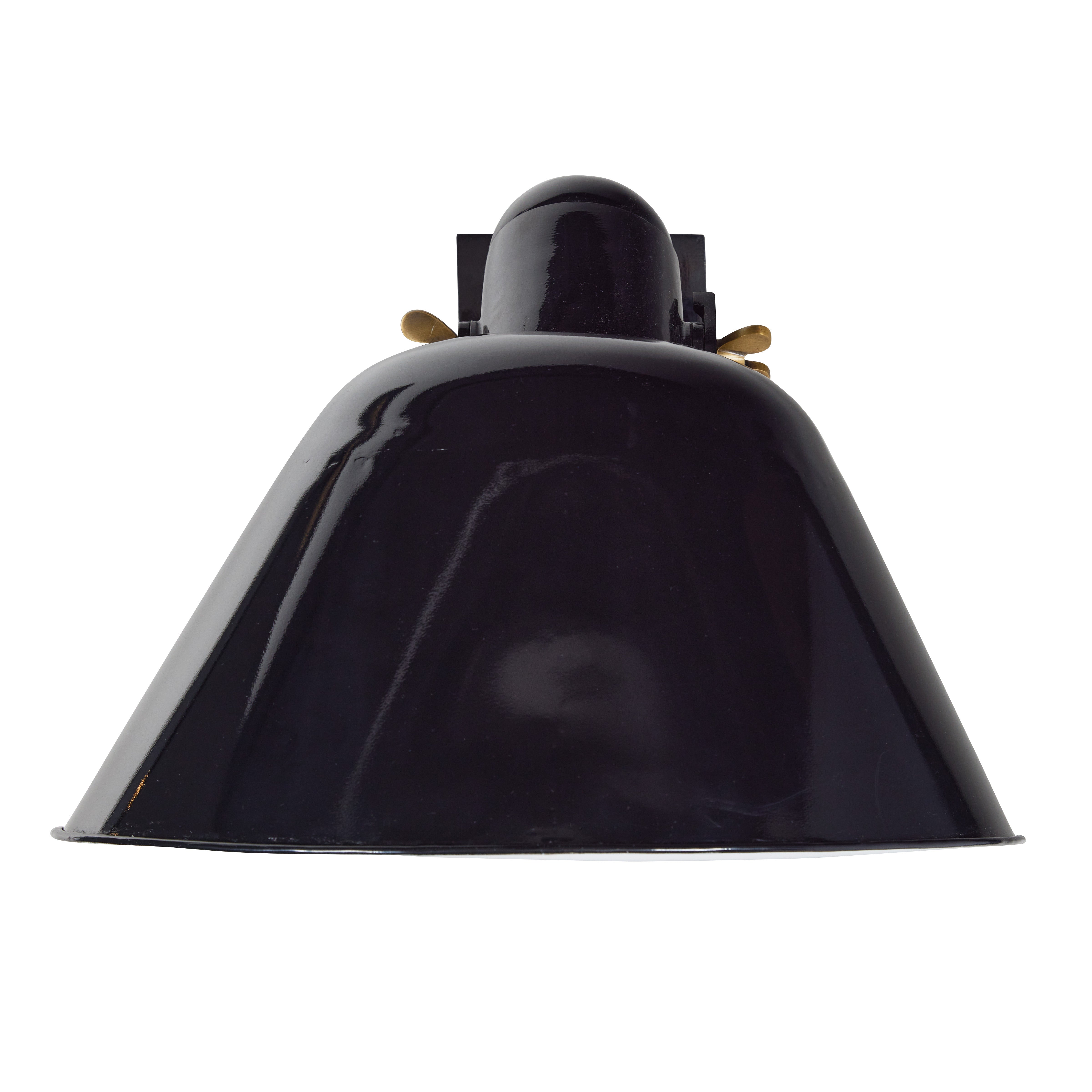 Gas Station Black Sconce