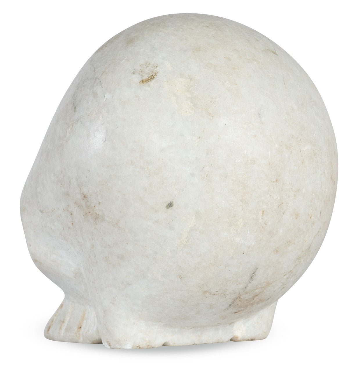 Día de los Muertos White Marble Skull